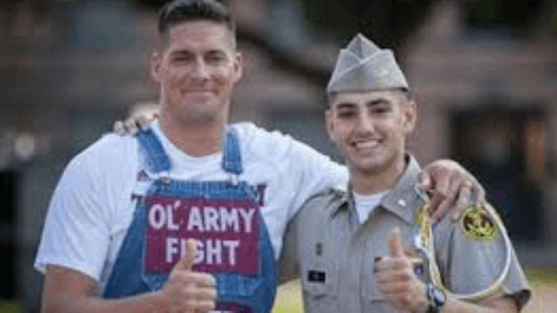 Roy May (left), an army veteran and engineering student