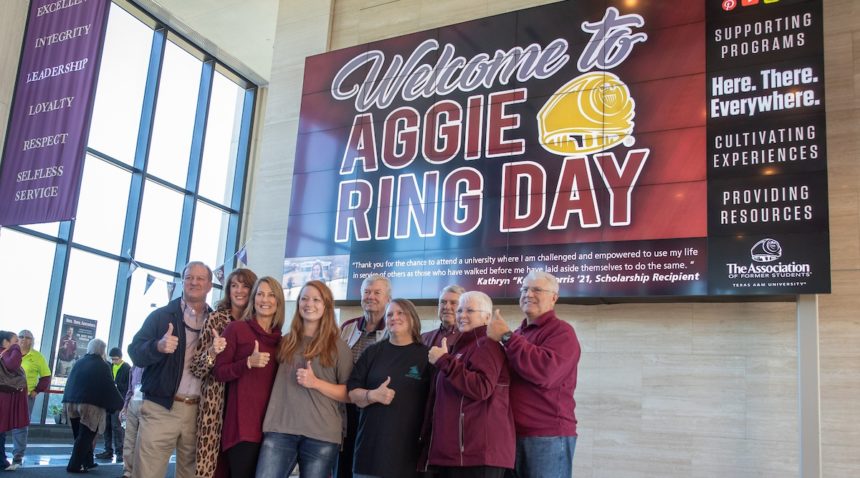 Hundreds of Texas A&M students gathered at the Clayton W. Williams, Jr. Alumni Center Nov. 2 to receive their Aggie Rings. (Mark Guerrero/Texas A&M Marketing & Communications)