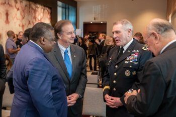 Army Futures Command Gen. (John Murray met with Texas A&M University and System officials this week while visiting College Station. 