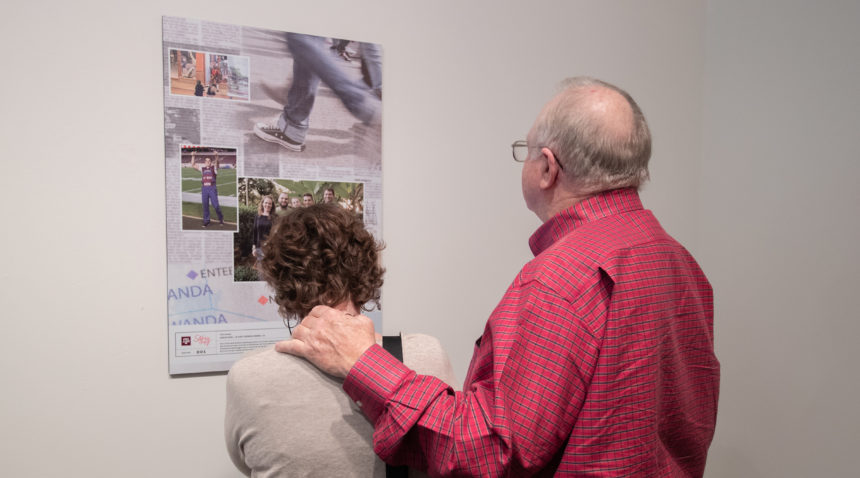 The StoryCorps at Texas A&M exhibit opened Tuesday with a reception at J. Wayne Stark Galleries.