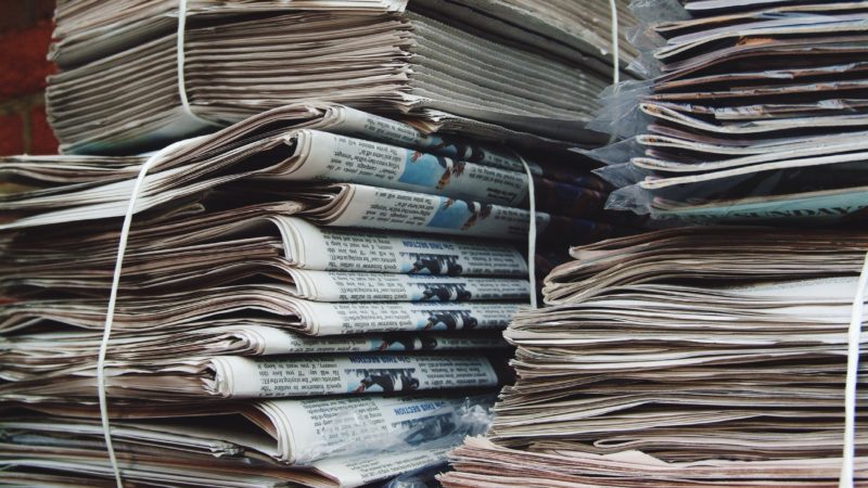 Stacks Of Newspapers