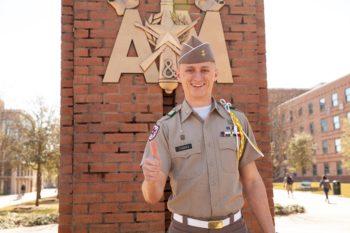 Luke Thomas Decatur, Texas will serve as Corps Commander for the 2019-2020 school year.