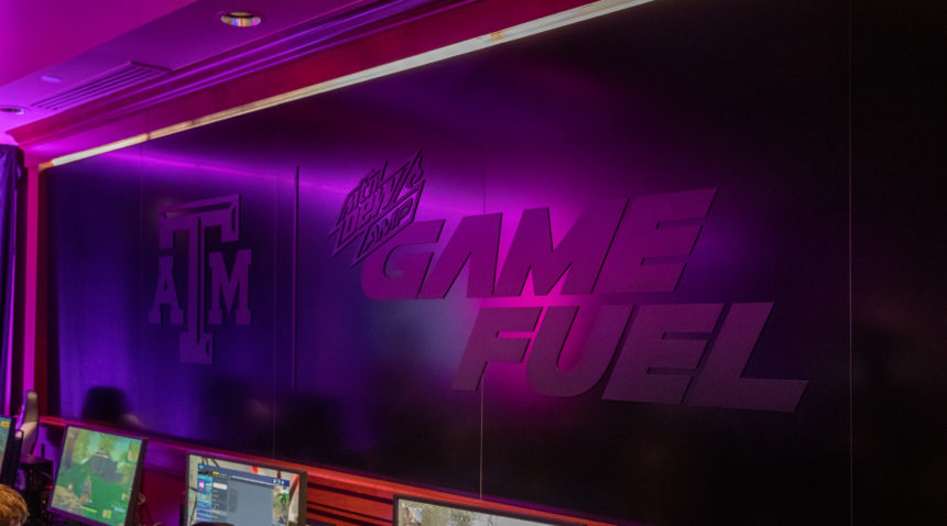 The Texas A&M [Power] House Launch powered by MTN DEW AMP GAME FUEL, which featured live streaming and gaming from FaZe Clan’s Nate Hill and Tennp0.