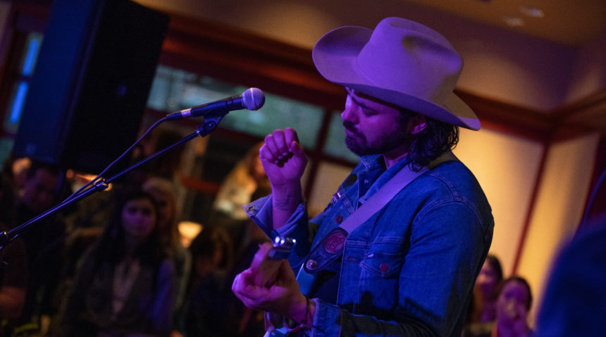 Shakey Graves performs at the Texas A&M X Champion Showcase at SXSW.