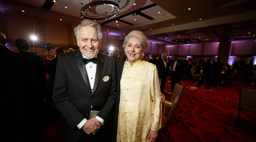 Jon L. Hagler ’58 and his wife Jo Ann, long-time Texas A&M benefactors, who gave a $20 million gift to establish the endowment that provides long-term funding for the Institute.