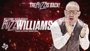 Buzz Williams graphic by Texas A&M Athletics