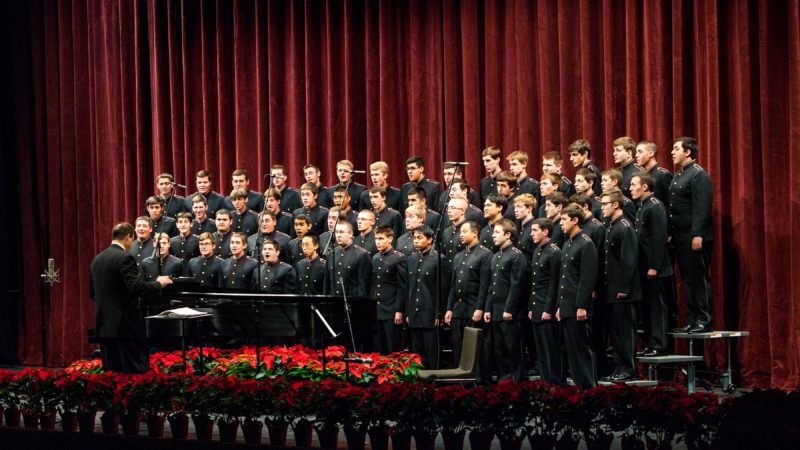 The Singing Cadets in concert in 2015.