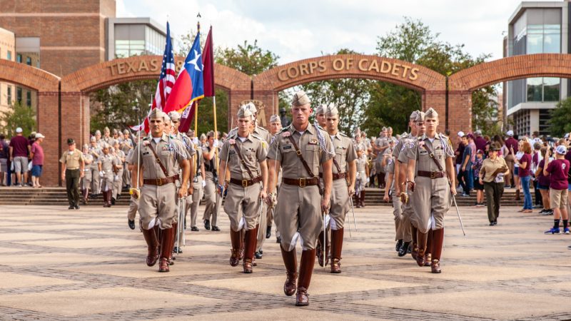 Cadets on the Quad
