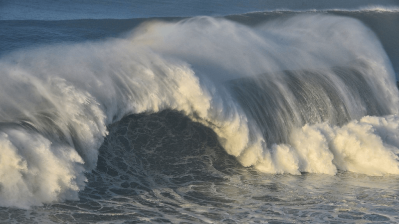 Rogue waves often appear out of nowhere, reach as high as 90 feet and can sink large ships.