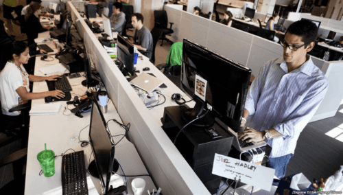 Research shows 46 percent increase in workplace productivity with use of standing desks