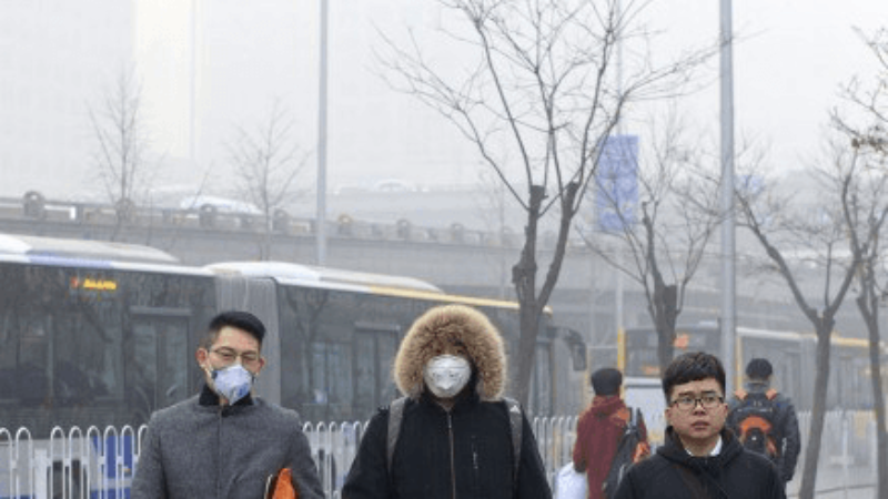 Facemasks are a common sight throughout China.