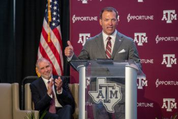 Incoming Texas A&M University Director of Athletics Ross Bjork.