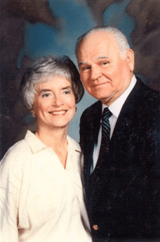 The late Thomas Read with his wife Joan