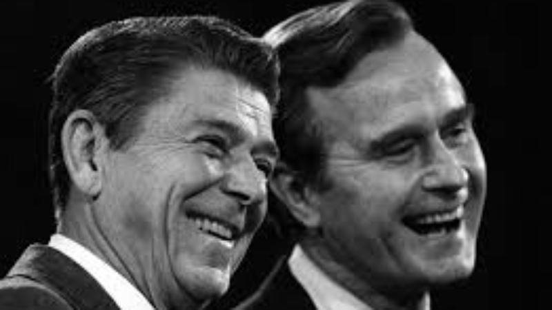 Ronald Reagan & George H.W. Bush