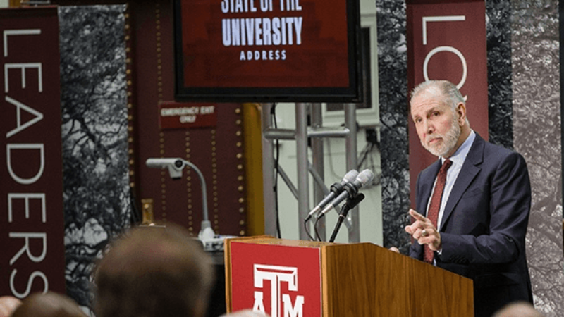 Michael K. Young - State of the University address.