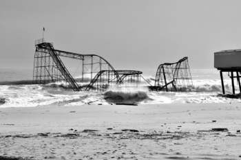 roller coaster destroyed by Sandy