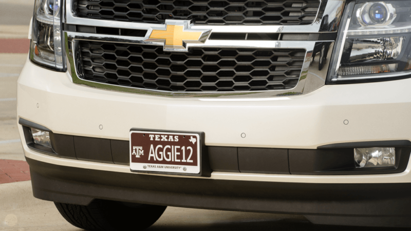 aggie license plate