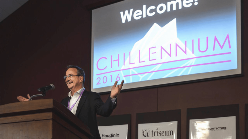 André Thomas welcomes Chillennium participants.