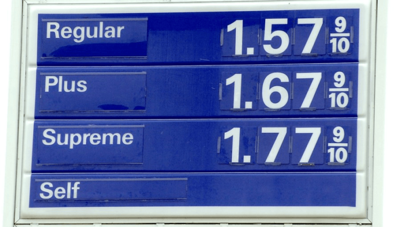 prices at gas pump