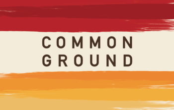 artist's graphic for the common ground event