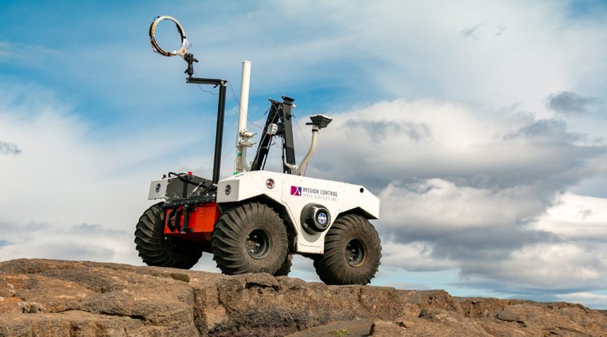 Mission Control’s rover was used to test autonomous driving software.