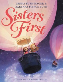 illustrated book cover of the bush sisters' latest novel