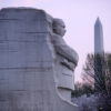 the MLK memorial statue in Washington D.C.