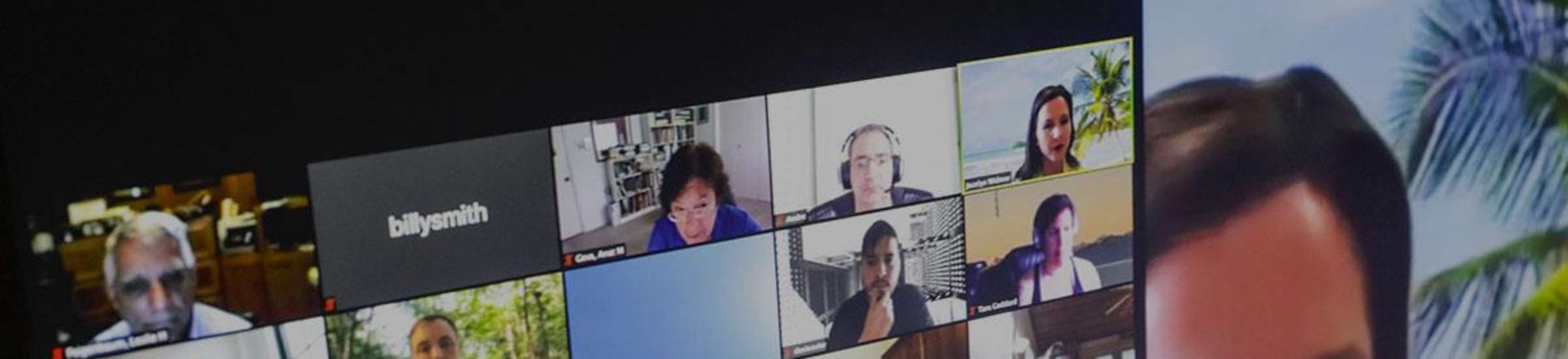 screenshot of a Keep Teaching videoconference
