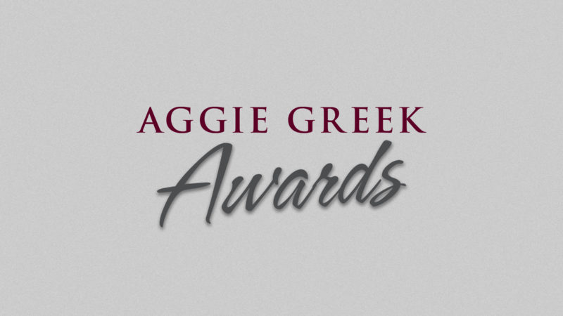 the Aggie Greek Awards logo