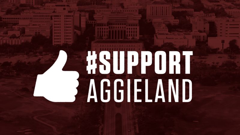 support aggieland graphic