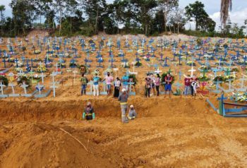 mass grave in brazil for pandemic victims