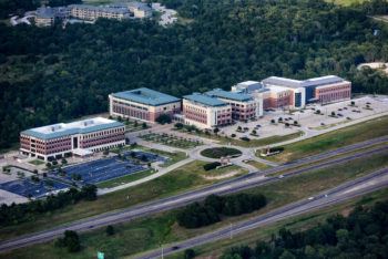aerial view of the Texas A&M Health Science Center facilities