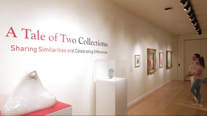 A photo of the Forsyth Galleries exhibit 