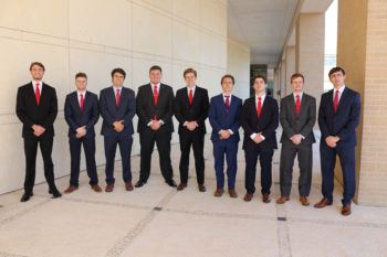 a photo of the members of the 2019-20 Texas A&M Interfraternity Council