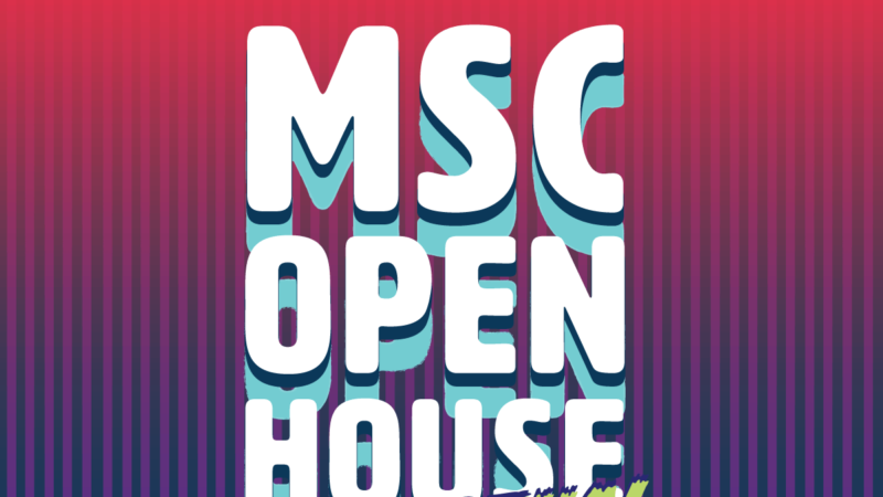 a graphic that says MSC Open House Virtual