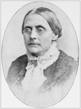 a photograph of Susan B. Anthony