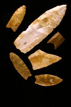 Clovis spear points from the Gault site, Texas[26682]