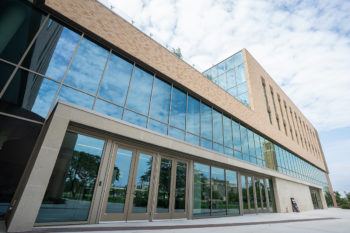 an exterior shot of the Innovative Learning Classroom Building
