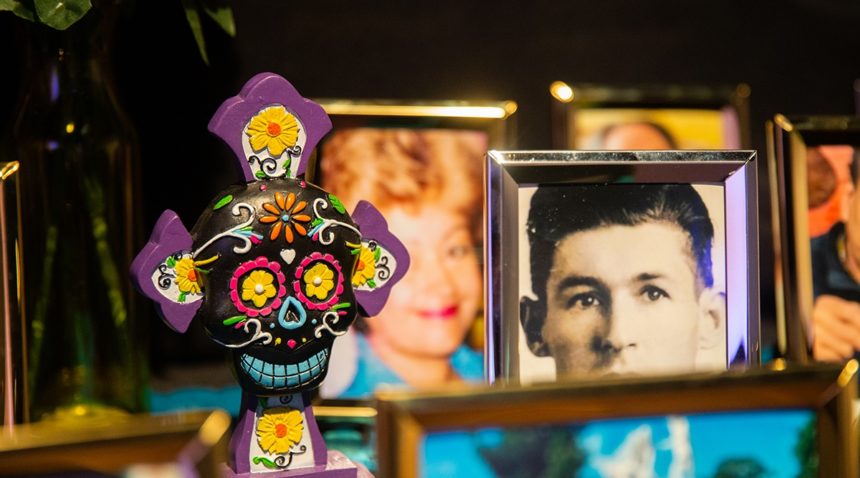 a photo of the ofrenda at Reynolds Gallery