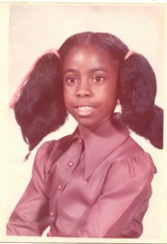 Karen Butler-Purry as a first-grader