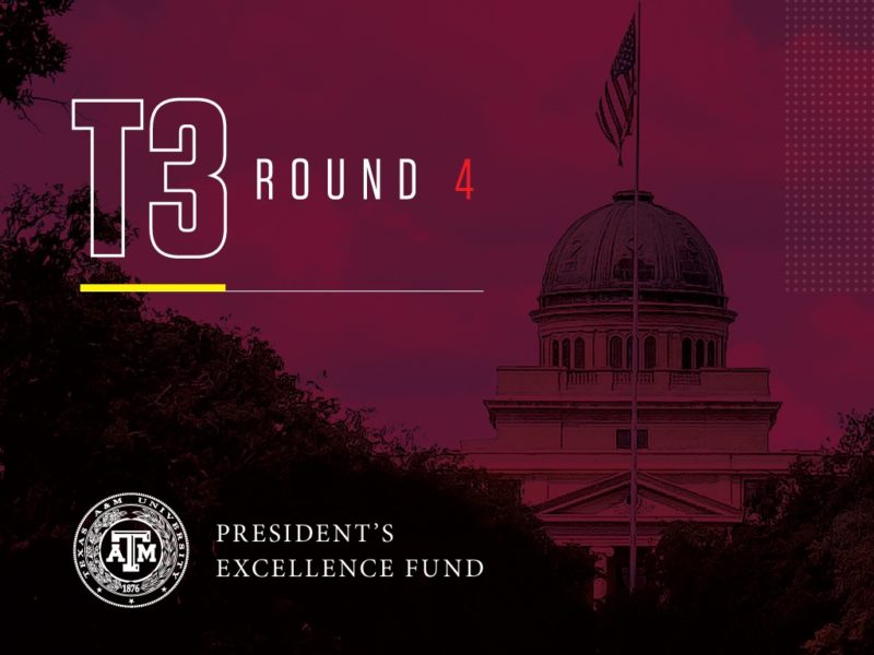 a graphic reading President's Excellence Fund T3 Round 4