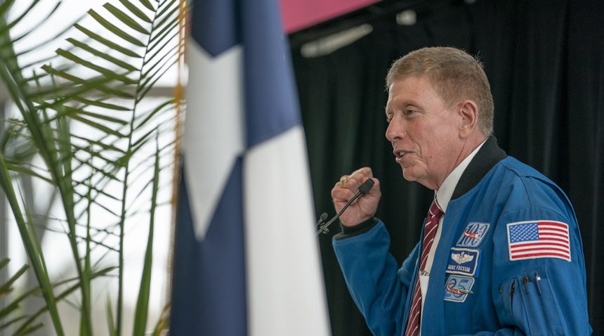 Colonel Michael E. Fossum, Retired NASA astronaut and the Chief Operating Officer at Texas A&M University at Galveston and the Superintendent of the Texas A&M Maritime Academy