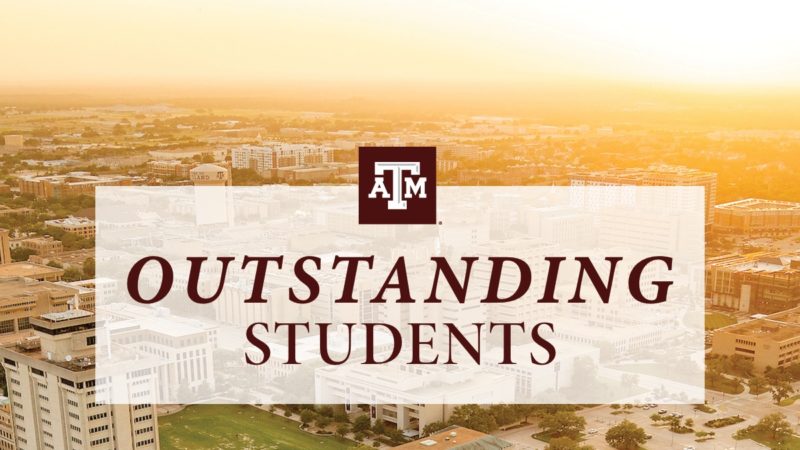Texas A&M Outstanding Students