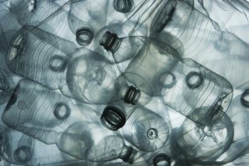 close up image of empty plastic bottles