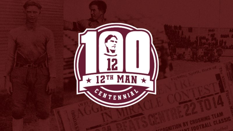 The 12th Man Centennial logo