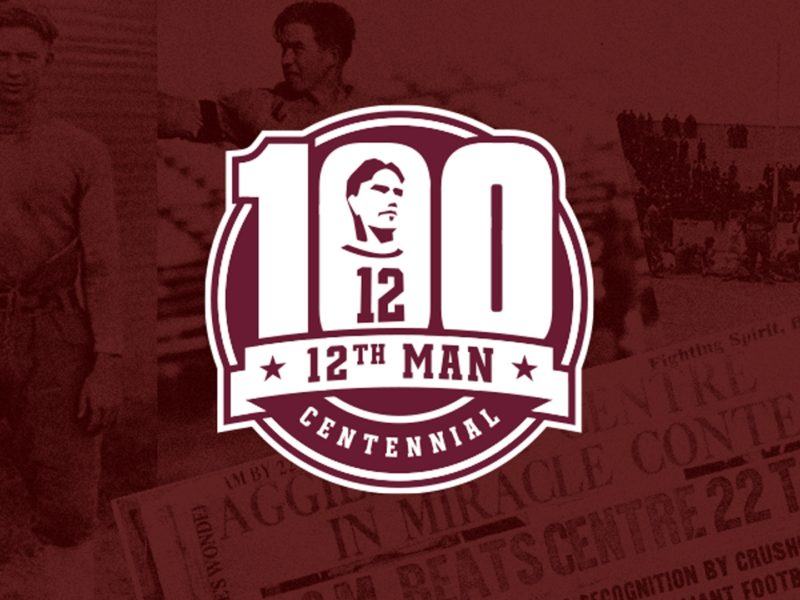 The 12th Man Centennial logo