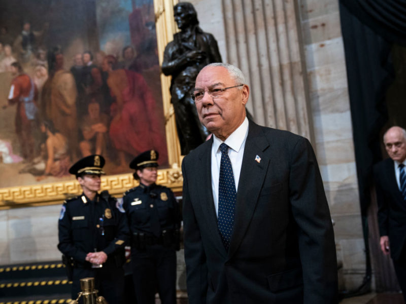 colin powell at the u.s. capitol