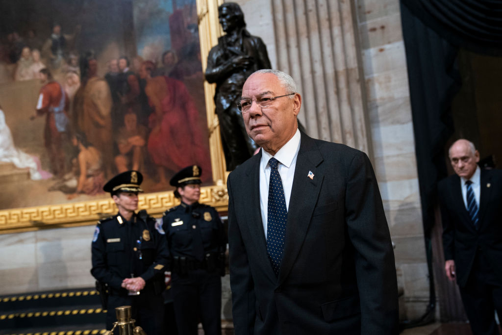 colin powell at the u.s. capitol