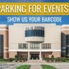 Parking for Events? Show us your barcode