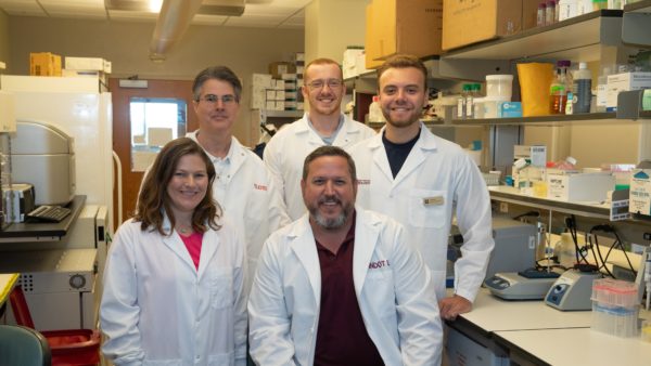 The Dindot Lab team, including Dr. Scott Dindot (front right)